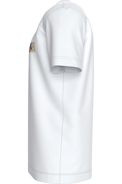 Calvin Klein Calvin Klein Men Bright White Woven Label Regular Fit T-Shirt