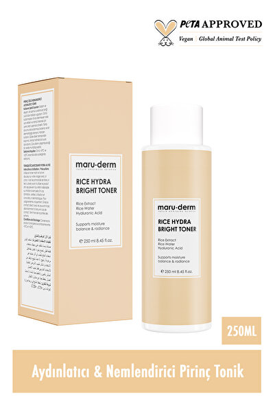 Maru.Derm Maruderm Pirinç Özlü Aydınlatıcı Tonik 250 ML