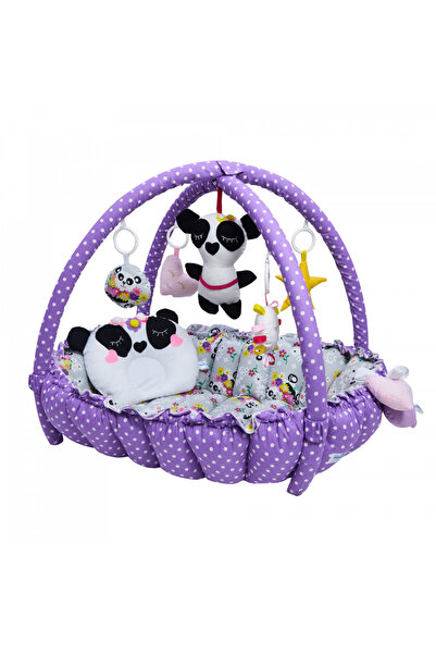 Evelise Saltea de activități Baby Nest 2 în 1 HappyLuna, violet