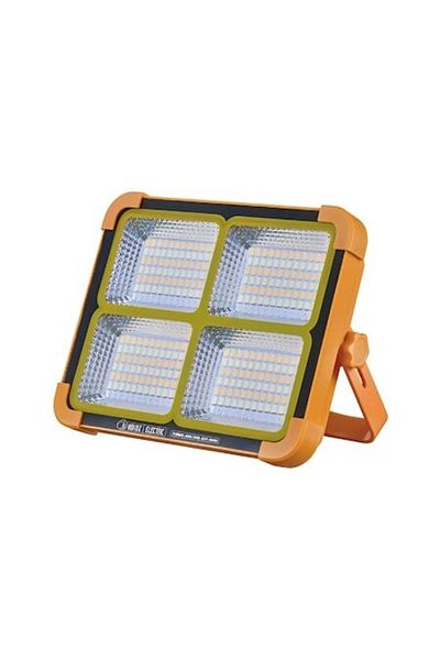 HOZRO Solar Work Lamp HOZRO with Portable, Powerful and Efficient Lighting, Black/Orange