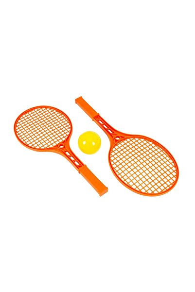 TechNokta Pereche de rachete cu minge (0373), Technok, portocaliu