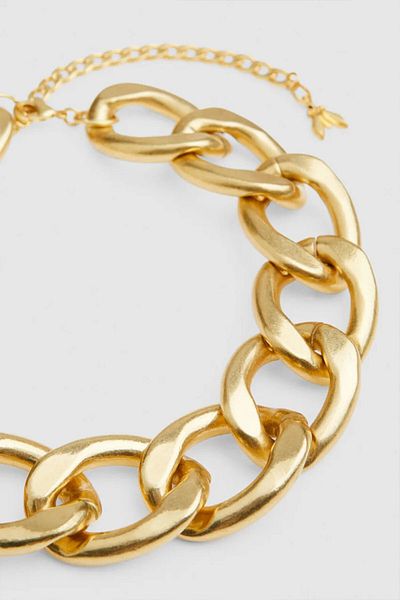 Patrizia Pepe METALLIC CHAIN - PATRIZIA PEPE - ONE SIZE, PINK