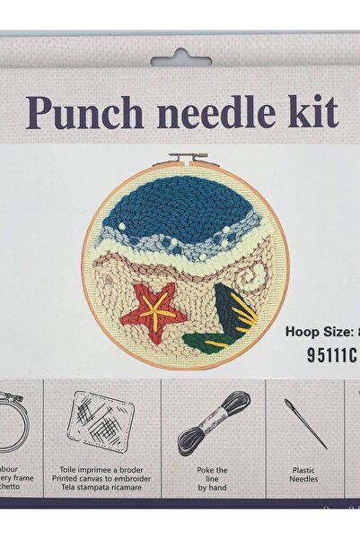 DUCK HOBY Kolay Başlangıç Seviye Yün Punch Kiti, Punch Nakış Seti, Çocuklar İ...