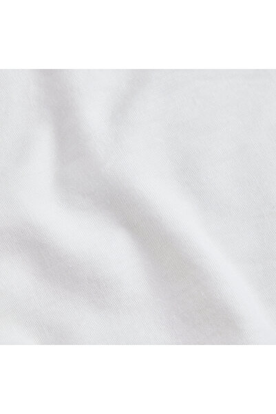 Calvin Klein Calvin Klein Men Bright White Straight Fit Linen Pants