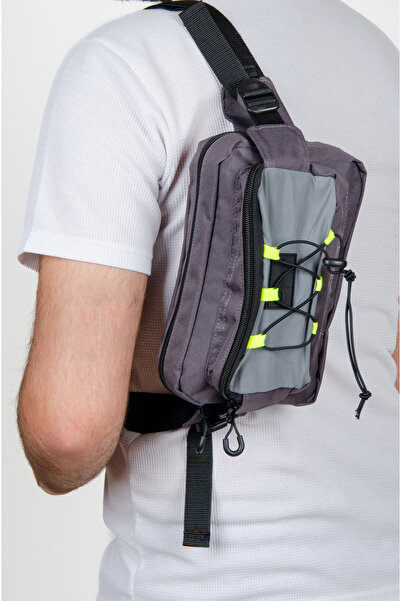 KAFF Сумка через плече з міцної тканини, стійкої до води, з рефлекторами -1047