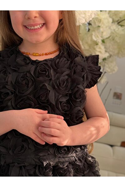 GÖKJOY BUTİK 3 D Rose Detailed Crown Included Special Day 3-Piece Set