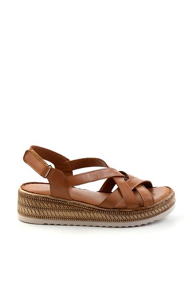 Bambi Taba Leather Women's Sandals K05552000803