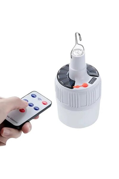 HOZRO Bec LED portabil HOZRO cu încărcare solară și la rețea – 100W