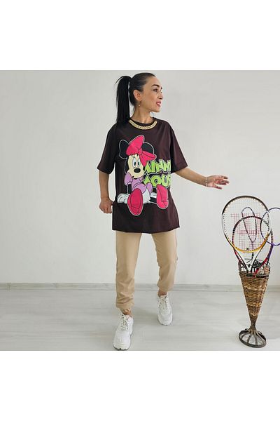 6 butik altı üstü butik Σετ κολιέ λεπτομέρεια Mickey αθλητική