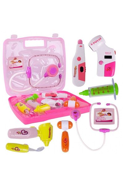 indiggo Medical Kit with Sounds and Lights - Little Doctor Pink