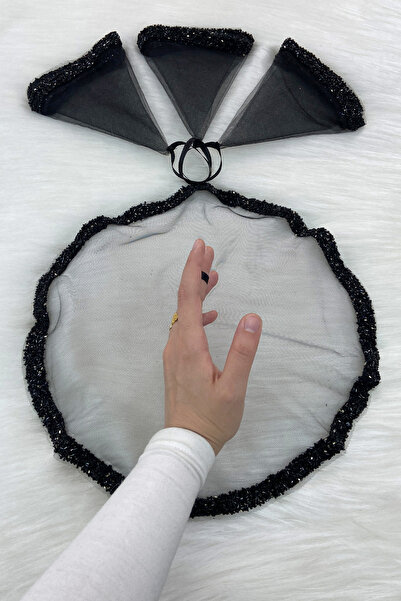 ZEYMERADE Siyah Gelin Damat Mendili, Düğün Halay Nedime Kına Sünnet Mendili, ...