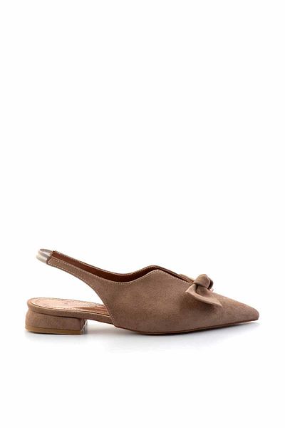 Bambi Beige Women's Classic Heeled Shoes K01226015302