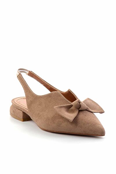 Bambi Bej Kadın Klasik Topuklu Ayakkabı K01226015302
