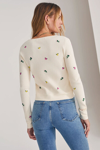 FAVORITE DAUGHTER THE ATHENA - THE FAVORITE DAUGHTER BLOUSE - BEIGE, S