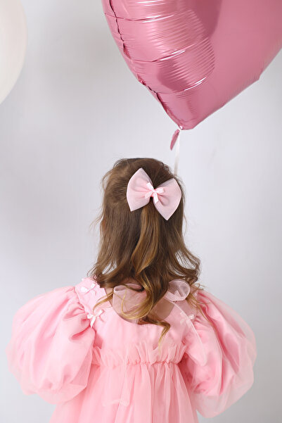 Baby Berry Baby store Kız Bebek Çocuk Tüllü Fiyonklu Klips Toka