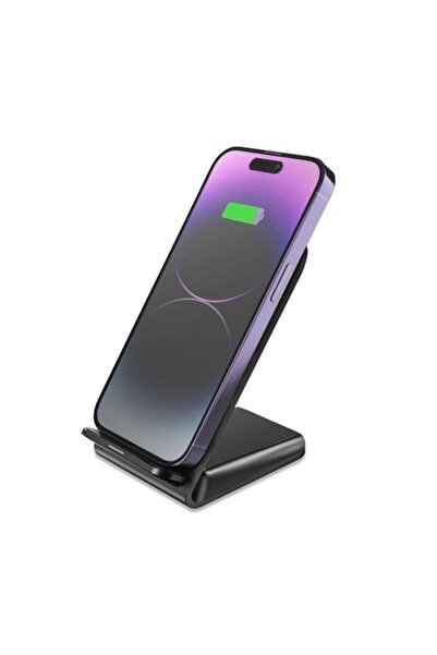 OEM Încărcător wireless pentru birou, încărcare rapidă 15W, indicator LED, protecție la încărcare, negru