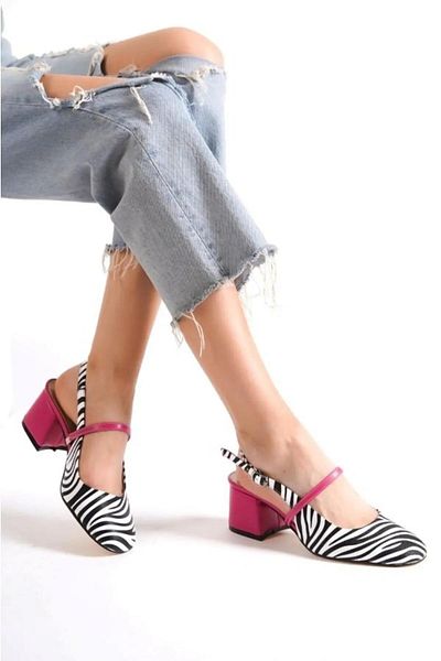 Peta Women's Patent Leather Classic Heeled Shoes