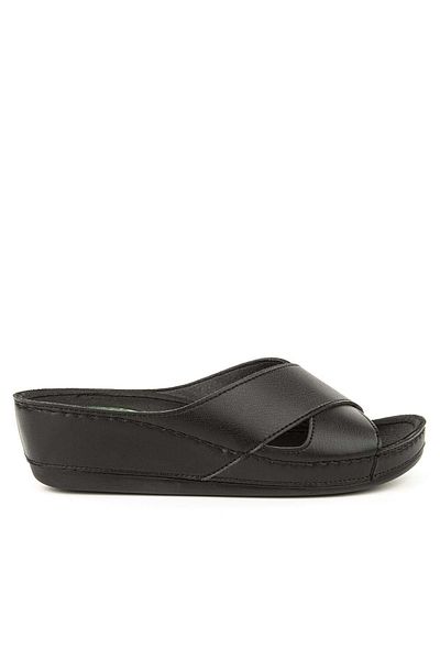 Muya Active Anatomical Sole Heel Spur Four Seasons Women's Slippers Black