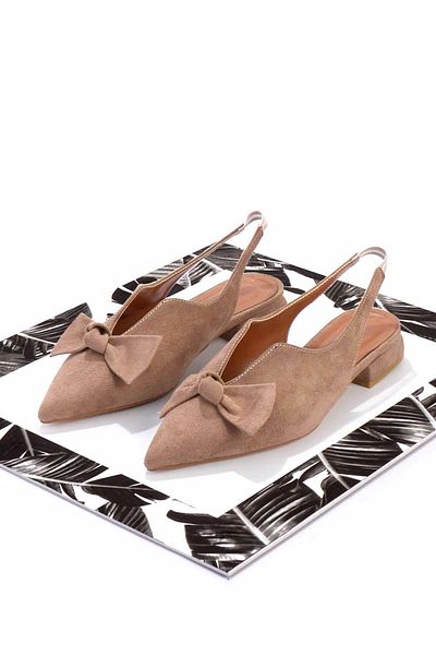 Bambi Beige Women's Classic Heeled Shoes K01226015302