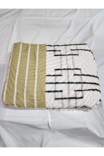 AKSU Single Blanket Embossed Mink Blanket Anti-Bacterial