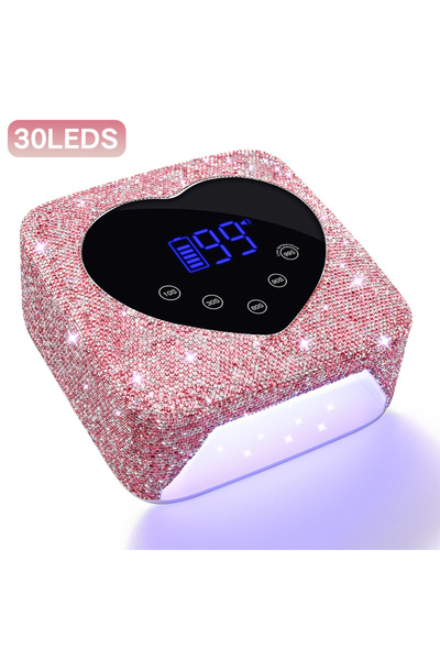 Choice7 مصباح أظافر EU DS قابل لإعادة الشحن 72 واط UV LED للأظافر 30 مصباح لا...