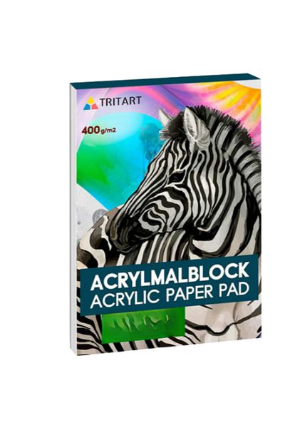 Tritart Drawing pad, Tritart, A3, 400 g/m², 20 Sheets, White