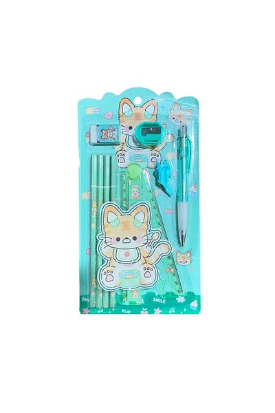 Art Tone Stationery Set Cute Animals 9 Pieces