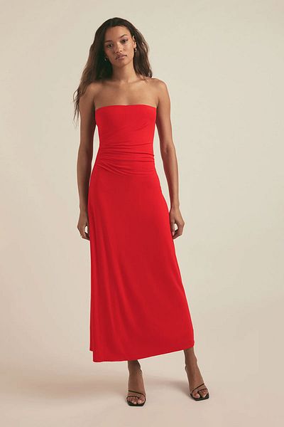 FAVORITE DAUGHTER Colette Dress - The - L, Red