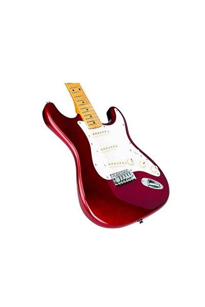 SX SST57CAR Red electric guitar, with gig bag