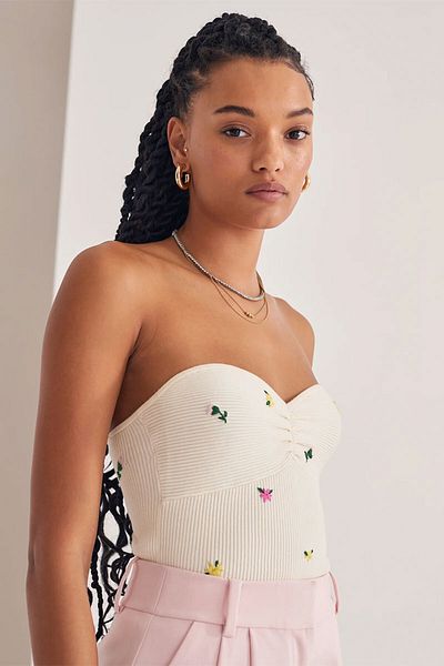 FAVORITE DAUGHTER TOP THE ATHENA - THE FAVORITE DAUGHTER - BEIGE, S