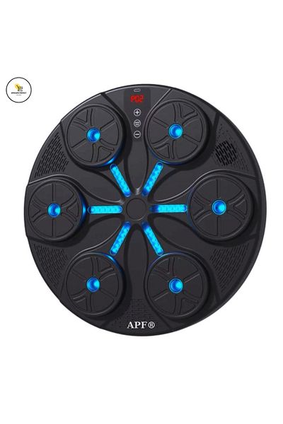 Generic Aparat De Box Interactiv Apf® Cu Lumini Led, Muzică Și Moduri De Antrenament Ajustabile - Negru