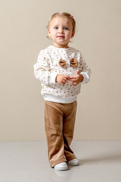 JNF kids Velvet Sweet Sweet Double Baby Girl Set