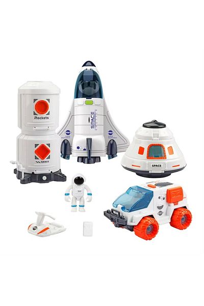indiggo Set de Joaca 10in1 Statia Spatiala Super-Rocket Indiggo® cu Lumini si Sunete