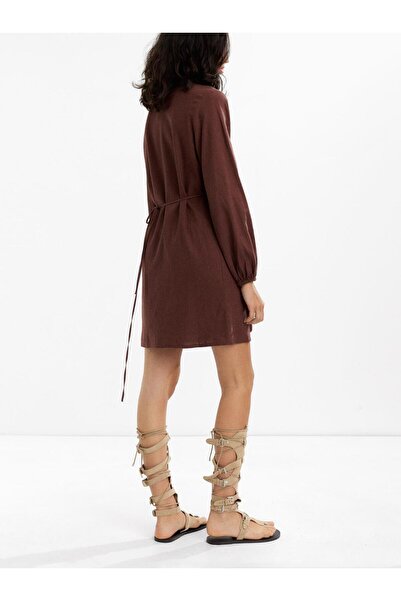 PARFOIS Keten Karışımlı Elbise
