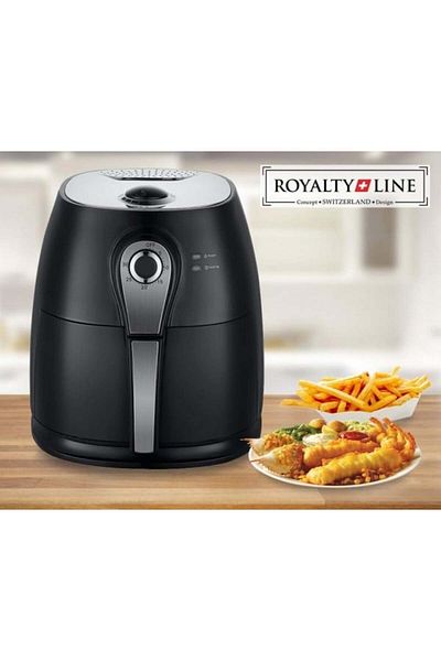 Royalty Line Friteuza cu aer cald Royalty Line 3 L 1400 W, black