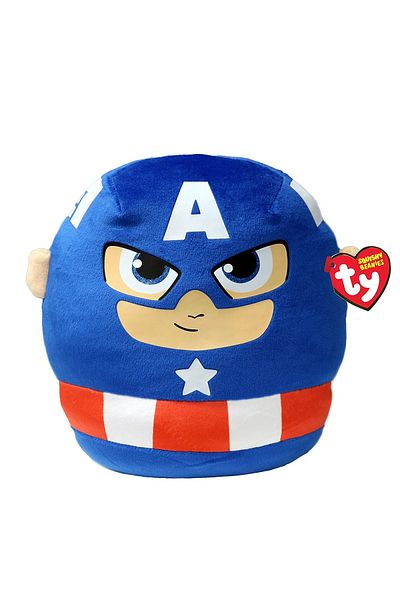 Squish-a-Boos PLUS TY SQUISHY BEANIES MARVEL CAPTAIN AMERICA 30CM