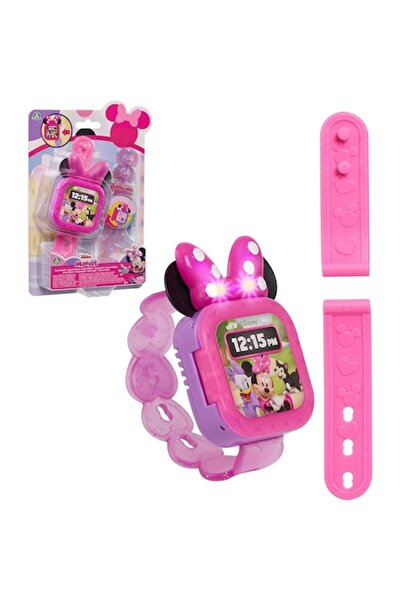 Mickey Mouse Ceas interactiv Minnie Mouse cu sunete și lumini, roz-multicolor