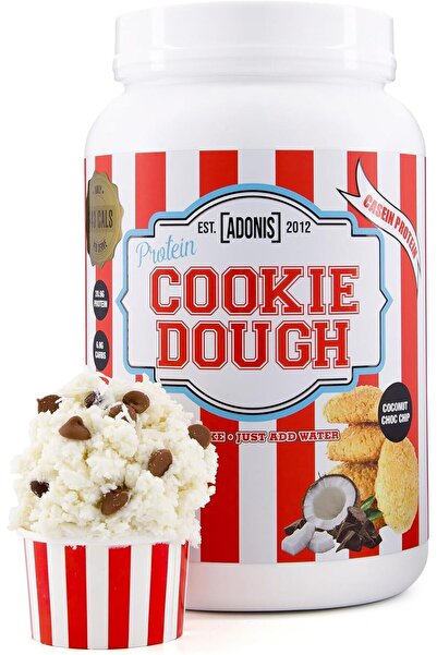 Adonis Cookie Dough (Coconut Choc Chip) Casein Protein Powder 1000g