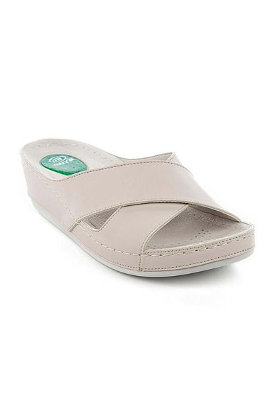 Muya Active Anatomical Sole Heel Spur Four Seasons Women's Slippers Cream