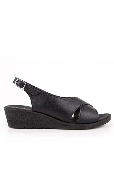 Muya Vi̇enza Anatomic Sole Women Sandals Black