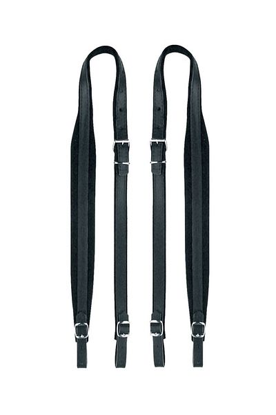 Boston 45XLS, set of 2 accordion straps 120 basses, 102 - 107 x 4.5 cm, leather - velvet