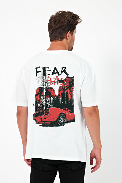 Windy Island Ανδρικό μπλουζάκι με λαιμόκοψη με τύπωμα oversized