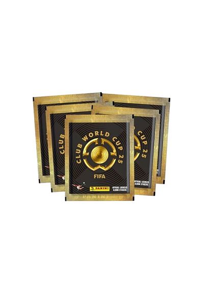 Panini Fifa Club World Cup Sticker 2025 Official Licensed 5 Pack (25 Stickers)