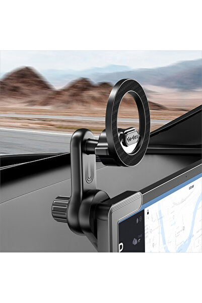 Go-Des Go Des GD-HD337 360 Dönebilen Başlıklı V Köşeli Laptop - Monitör Telefon Tutucu Siyah