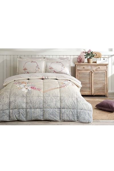 Özdilek Özdilek Ranforce Double Sleeping Set-Candidum Cream