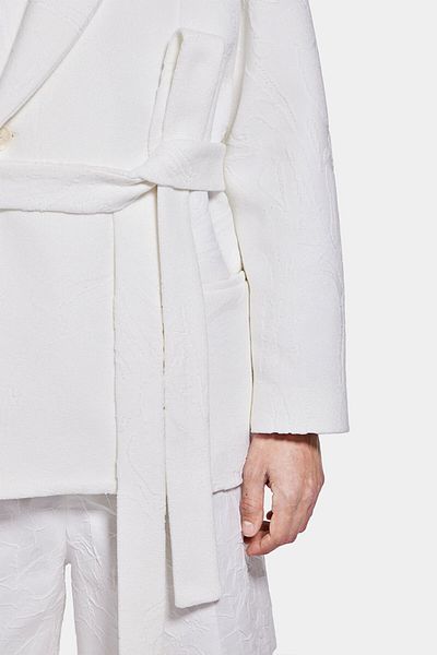 LOUIS GABRIEL NOUCHI KIMONO JACKET - LOUIS GABRIEL NOUCHI - WHITE, M