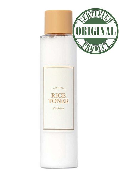 I'm From Rice Toner, Milky Toner for Glowing Skin, 77.78% Korean Rice, Glow Essence with Niacinamide