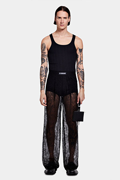 LOUIS GABRIEL NOUCHI ΦΑΡΔΥ ΠΑΝΤΕΛΟΝΙ ΜΕ Δαντέλα - - ΜΑΥΡΟ, XS