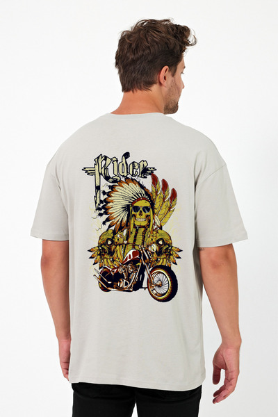 Windy Island Ανδρικό μπλουζάκι με λαιμόκοψη με τύπωμα oversized