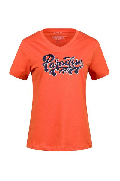 2AS Alone Printed V-Neck Women's T-Shirt 406